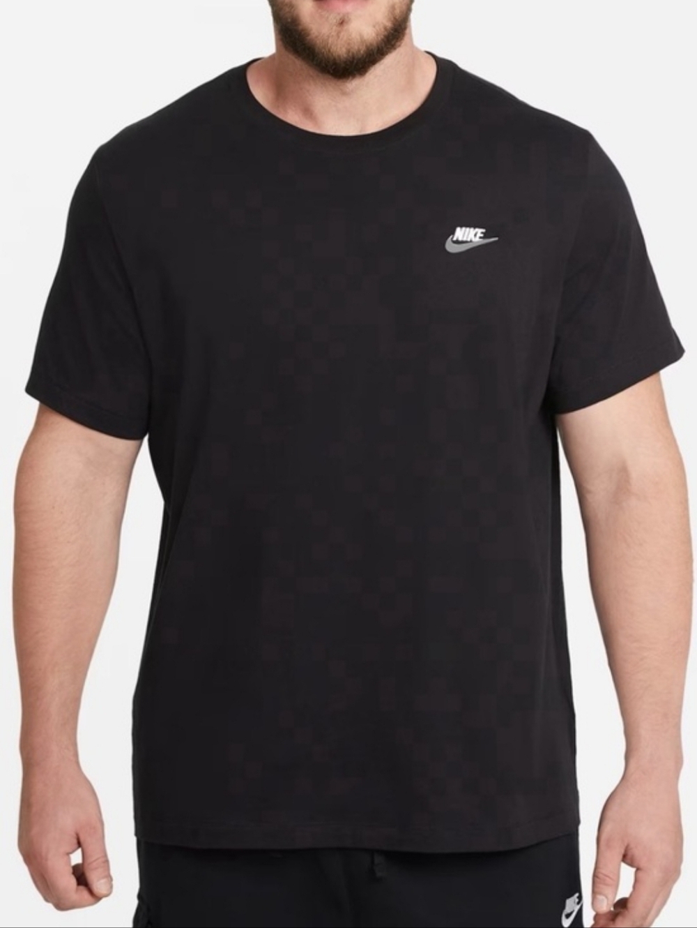NIKE The Nike Tee Size Medium Black/White